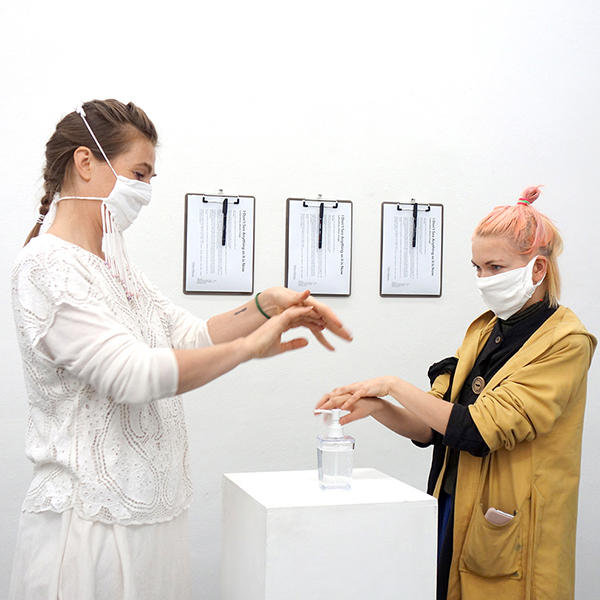 sensual sanitizing hand massage